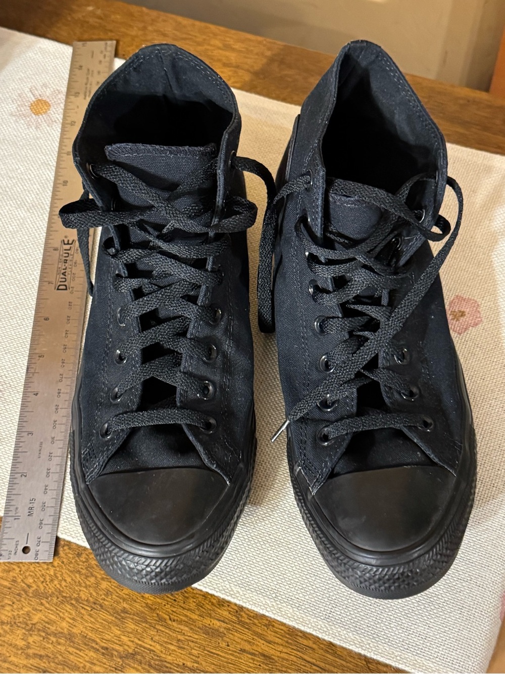 Converse Classic Black High-Top Canvas Sneakers